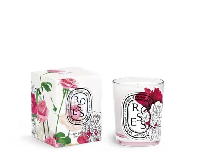 Spot Diptyque Tiptych 2022 limited edition scented candle Rose Rose 190g day