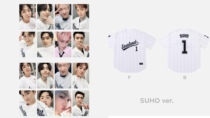 (In stock) EXO cream soda baseball uniform photo card brand new and unopened