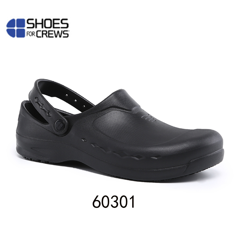 Shoesforcrews Men's and Women's Closed-Toe Sandals, Non-Slip, Anti-Smash, Wear-Resistant, Catering, Hotel, Entertainment, Chef Shoes