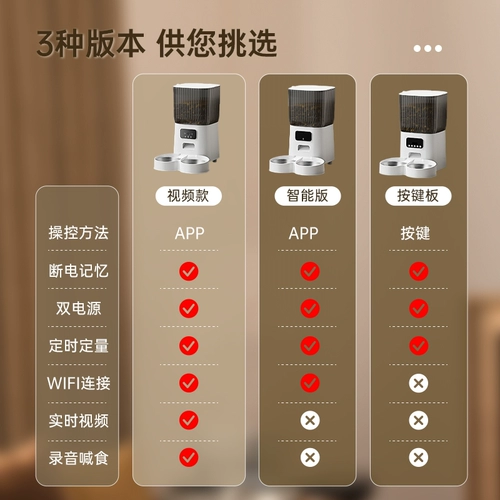 Автоматическая кормушка для кошек, корм для домашних животных, собак, кошек, автоматическая кормушка, машина для кормления, мониторинг увеличения времени