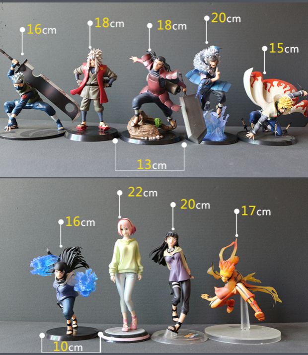 Anime hai nhân dân tệ Naruto tay để làm Naruto Kakashi Sasuke Uchiha tàn nhang Tôi yêu người mẫu Luo - Capsule Đồ chơi / Búp bê / BJD / Đồ chơi binh sĩ mo hinh anime