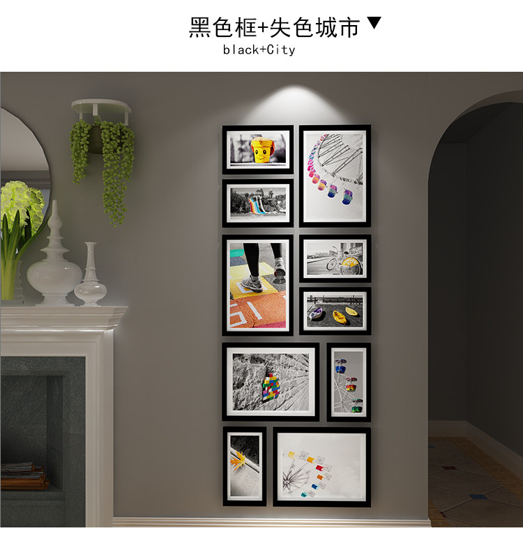 Фоторамка, современная и минималистичная настенная фотография из натурального дерева 