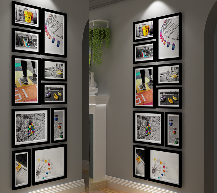 Фоторамка, современная и минималистичная настенная фотография из натурального дерева 