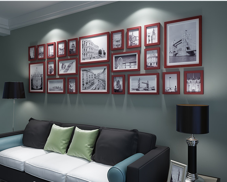 Нордический негабаритный фото стена клип декоративный подвеска гостиная никаких следов гвоздь фоторамка творческий стена стена сочетание фото стена 