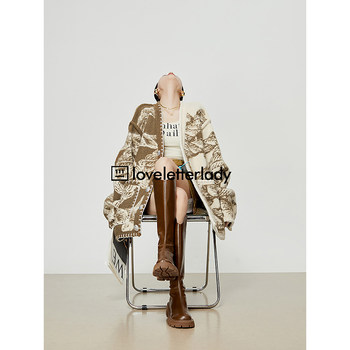 Lazy style soft and waxy sweater 2023 new hot style v-neck