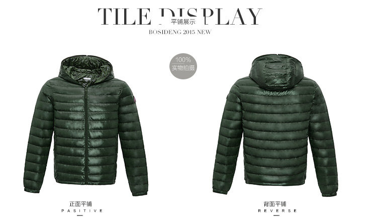 Blouson homme BOSIDENG    en Polyester - Ref 3120648 Image 33