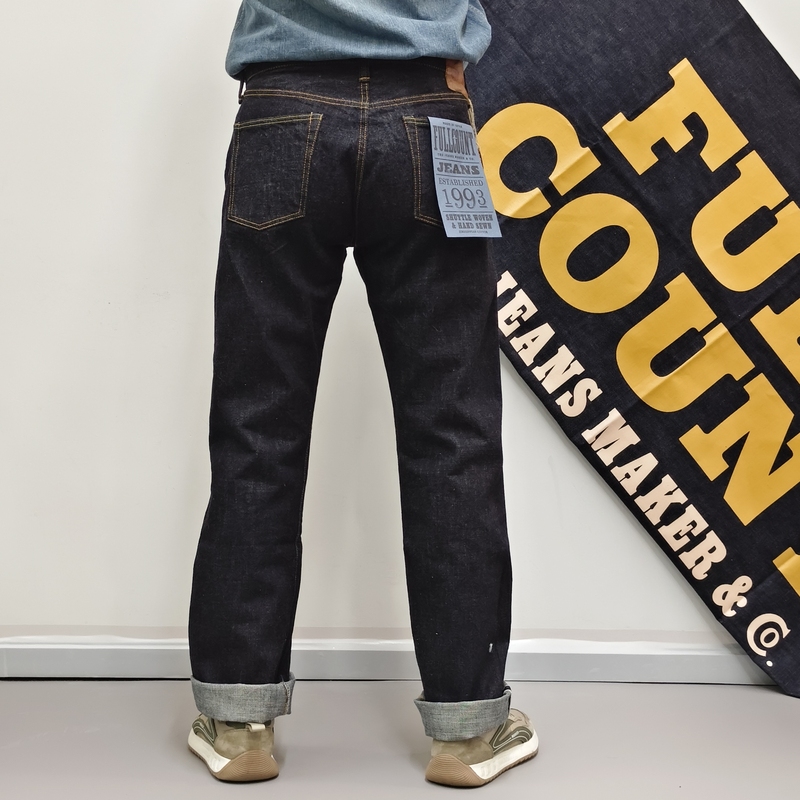 Fullcount Fukang Classic 15.5oz Original Color Selvedge Straight Jeans 1108Xxw