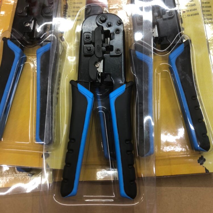 Network cable pliers Tengfei network cable pliers 6p8p network crystal head pliers TF-5684 five types and six types of crimping pliers