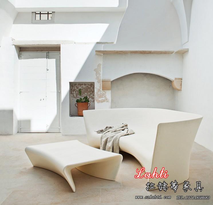 Ý Sofa sáng tạo sofa hình vòng cung thời trang đơn giản ghế sofa đơn giản Lahti đồ nội thất - Đồ nội thất thiết kế ghế gỗ