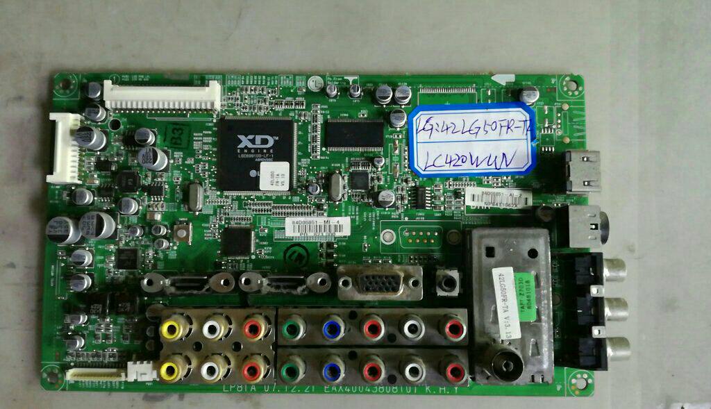 Disassemble 47LG60FR-TA motherboard LP81A EAX40043808 (0) screen LC470WUE