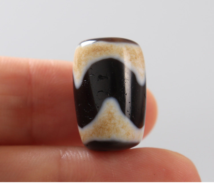 Украшения на руку (一物一图)西藏虎牙天珠 藏传天珠配饰 diy佛珠念珠手串配珠