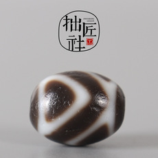 Украшения на руку 原矿西藏山形天珠 藏传天珠配饰 至纯老矿达洛天珠配珠