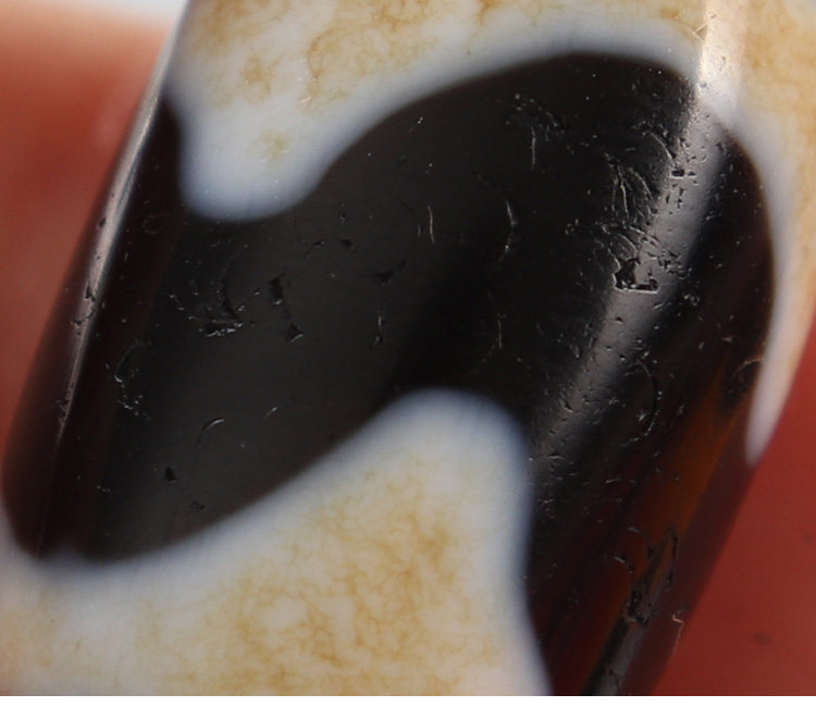 Украшения на руку (一物一图)西藏虎牙天珠 藏传天珠配饰 diy佛珠念珠手串配珠