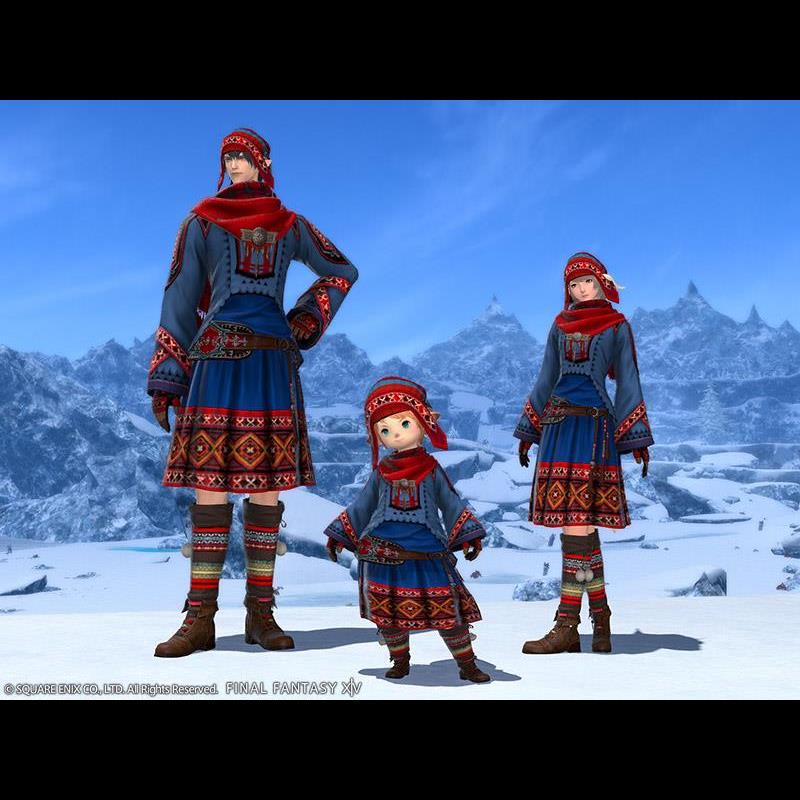 Final Fantasy Ff14 Far North Set, In-Game Fashion, Fantasy Items, Mounts, Acting Tutorials