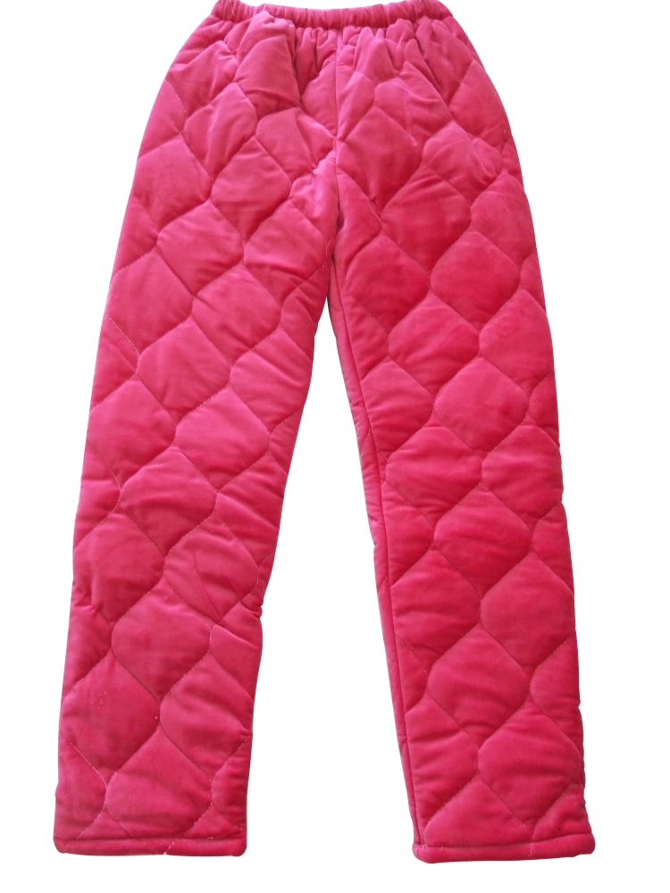 Mùa đông ba lớp dày san hô lông cừu quilted quần pyjama nam và nữ flannel kích thước lớn thêm dày quần ấm nhà giản dị quần âu nam