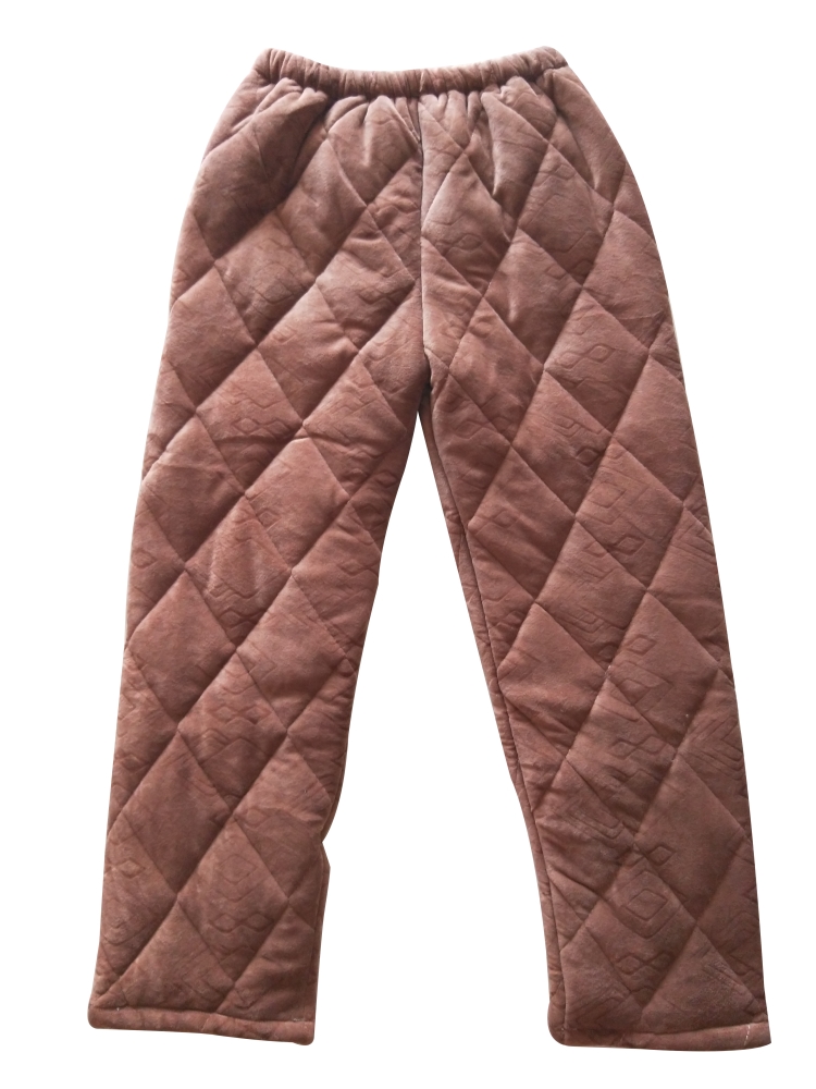 Safari mùa đông ba lớp lông cừu san hô dày đồ ngủ chăn bông nam và nữ flannel kích thước lớn ấm quần giản dị nhà sịp nam