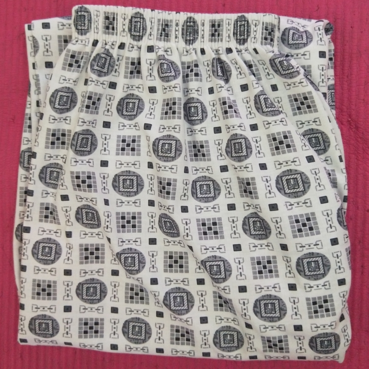 Saiyi mùa xuân và mùa thu mùa hè cộng với phân bón XL quần nhà dày phần pyjama quần lửng ống rộng chất béo quần legging nam