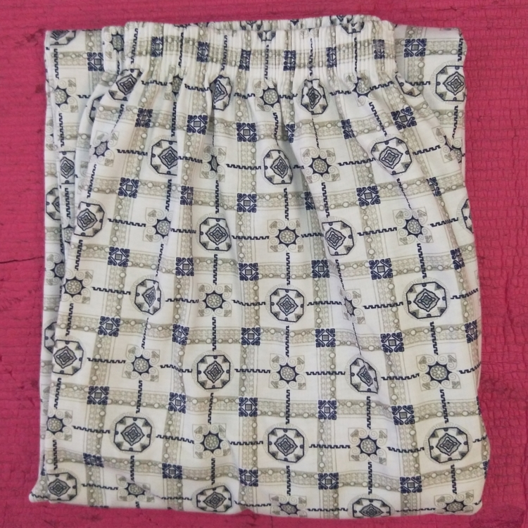 Quần Pajama cho nam Quần cotton rộng Quần kẻ sọc Trang chủ Cộng với phân bón Kích thước lớn Dệt bông Điều hòa thoải mái Cotton dệt kim quần bông nam thu đông