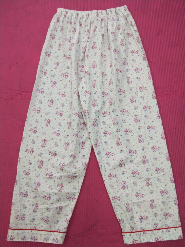 Cô XL béo phì cô gái ngủ quần cotton thoải mái nhà quần dệt kim cotton quần béo chất béo điều hòa không khí quần đũi nam