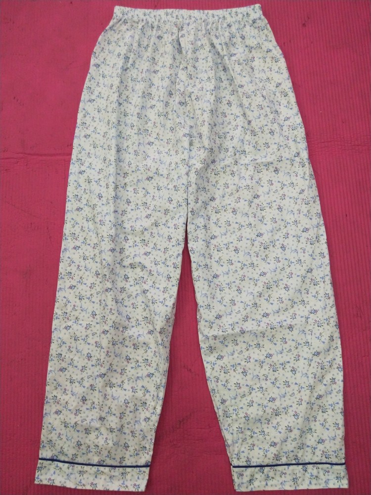 Cô XL béo phì cô gái ngủ quần cotton thoải mái nhà quần dệt kim cotton quần béo chất béo điều hòa không khí quần đũi nam