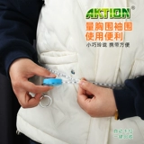 Мини измерение измерения одежды, рулевая рулевая рулевая рулетка одежда измерения талии измерение одежда фитнес