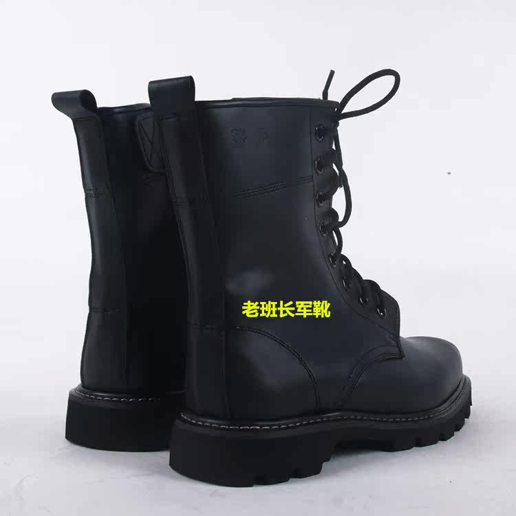 Boots militaires en cuir - porter - Ref 1400838 Image 22