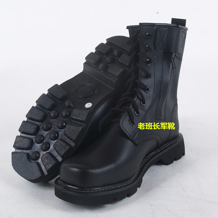Boots militaires en cuir - porter - Ref 1400838 Image 23