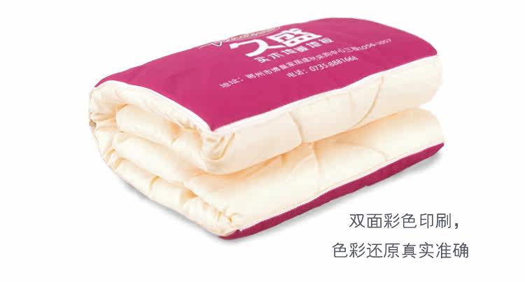 подушки-одеяла 抱枕被子两用定制logo公司开业店庆广告创意定做刺绣年会礼品2021