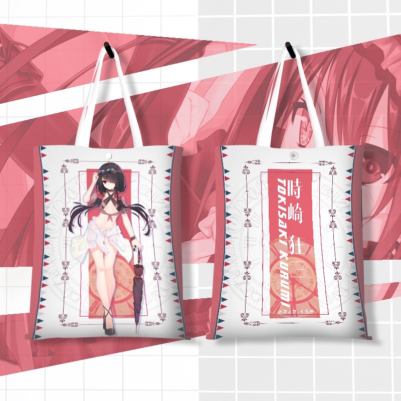 Anime bao quanh hai nhân dân tệ túi vải ma thuật đường tổ tiên mua sắm túi trai và gái vai túi mua sắm túi tote - Carton / Hoạt hình liên quan miếng dán sticker