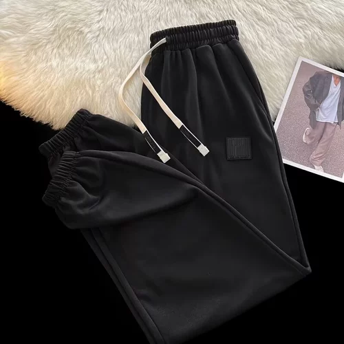 Брендовые штаны для отдыха, в корейском стиле, свободный крой