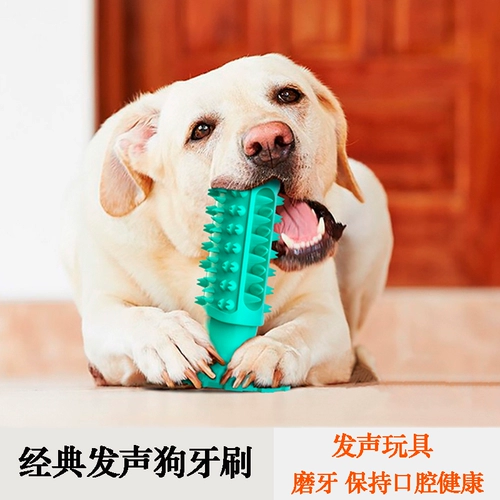Вокальная собака зубная щетка чистая зуб бейсбола, чистящие игрушки, зубная слава, измельчение зубов, плохое дыхание