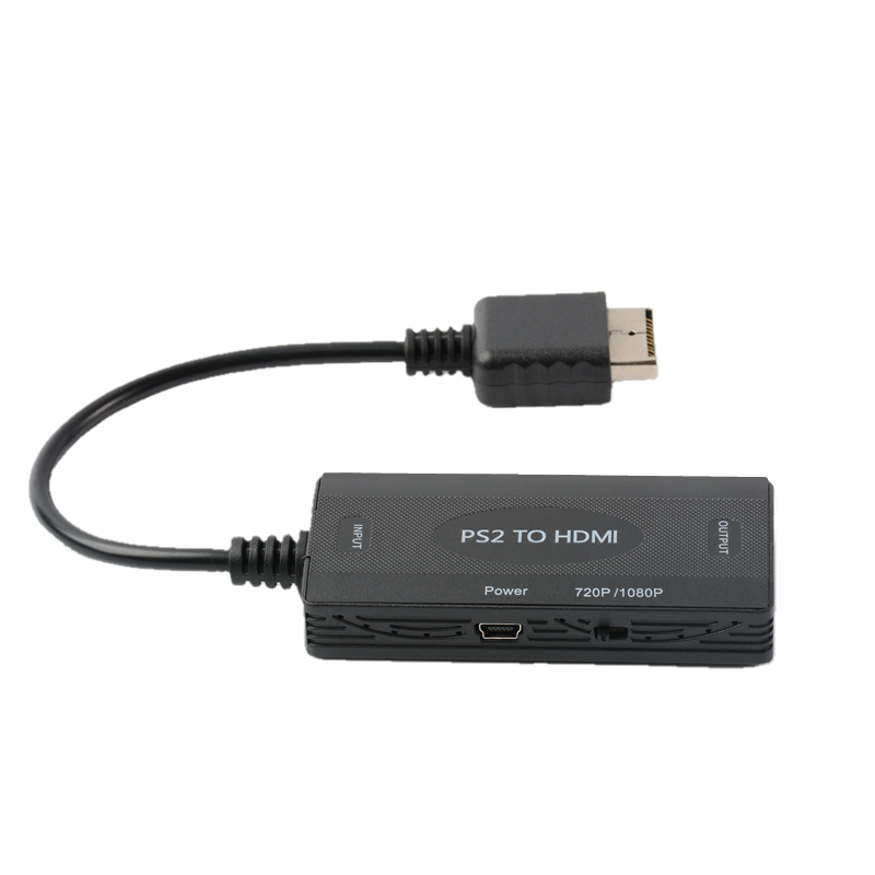PS2 swivel HDMl Adaptor PS2 TO HDMI PS2 Turn HDMI With Audio Film Converter Gaming Interface