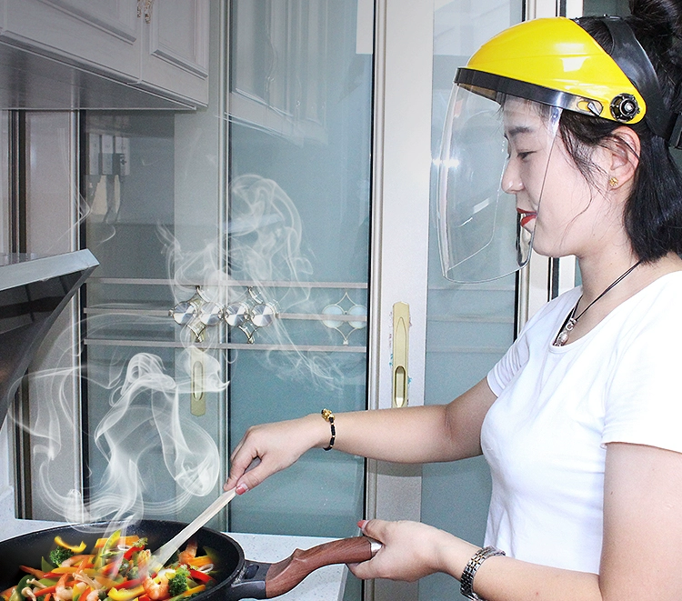 mũ hàn tig Mặt nạ chống dầu nấu ăn chống dầu văng mặt nạ trong suốt đội mũ nhà bếp bảo vệ toàn diện chống dầu khói hiện vật nấu ăn phụ nữ mũ trùm đầu bảo hộ mũ hàn điện tử loại nào tốt