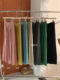 Small nine-point wide-leg pants for women in summer thin loose ice silk cotton and linen high-waisted casual trousers
