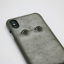 HEAT A Dark Green Hand-made Cowhide Phone Case for iphone11pro max Huawei p30