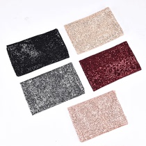 Sequin fabric Bromel mesh bead embroidered elastic cloth Dubai clothing fabric fashion cloth encrypted bead shawl cloth