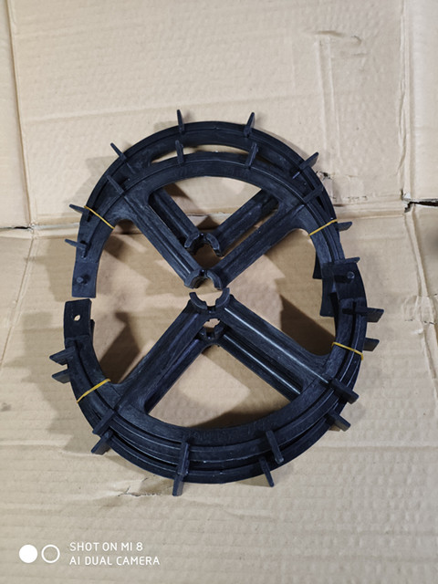 Small assistant Adjustable vegetable planter leafy cabbage cabbage and other machine accessories Hand push planter wheels