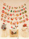 Christmas decoration flag latte shop window wall hangings pendant decoration theme atmosphere scene layout