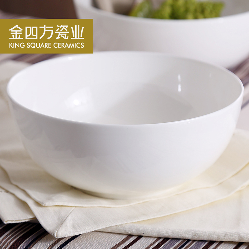 Gold pure white ipads porcelain 5 inches to 9 inches square rainbow such as bowl bowl bowl bowl series ceramic bowl