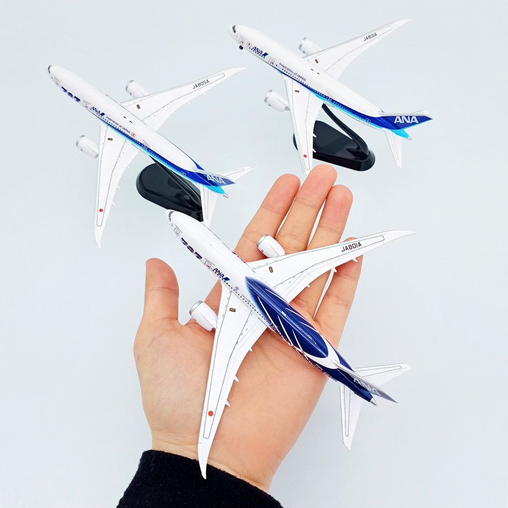 1:400 Scale ANA B787-8 Passenger Aircraft Model ABS Static Display
