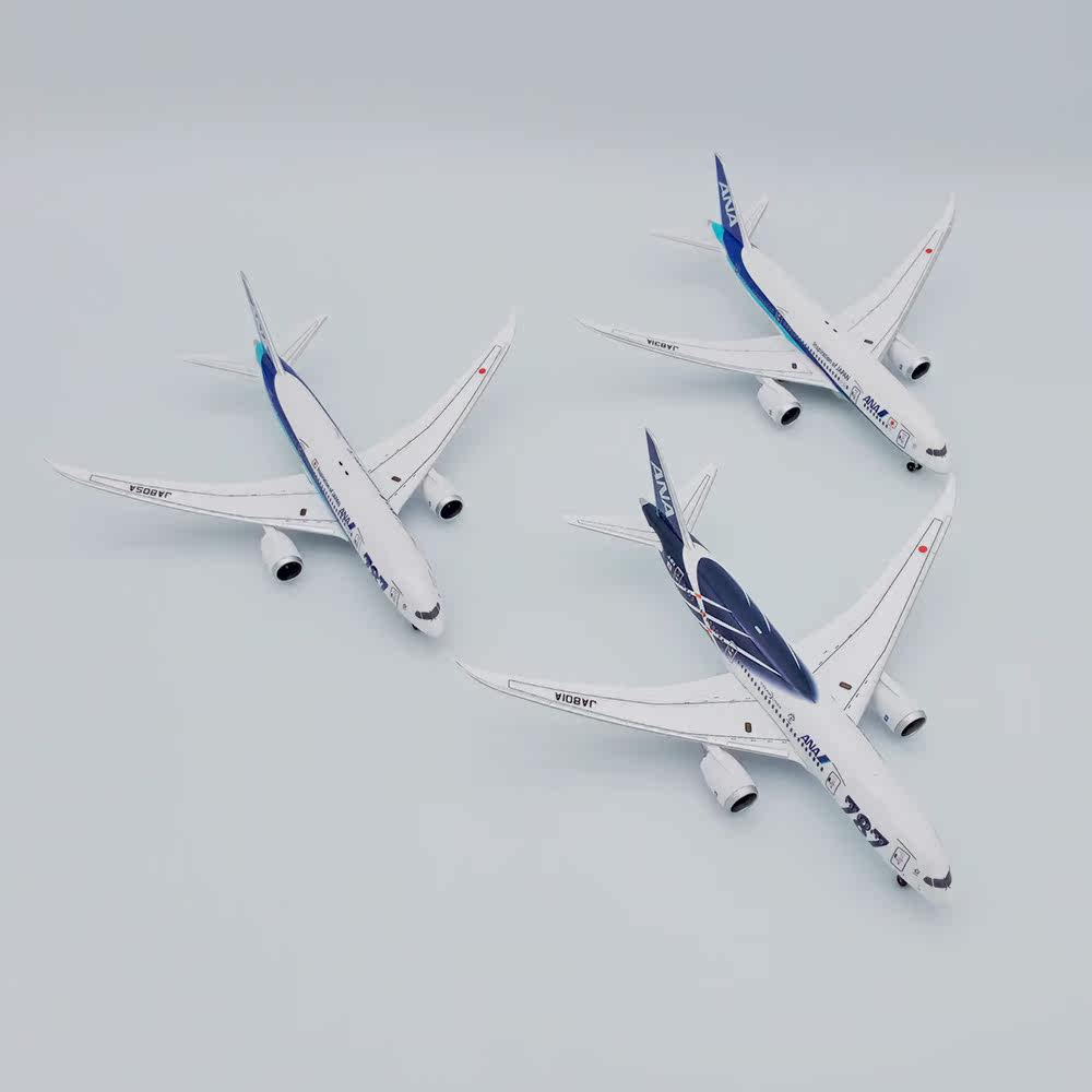 1:400 Scale ANA B787-8 Passenger Aircraft Model ABS Static Display