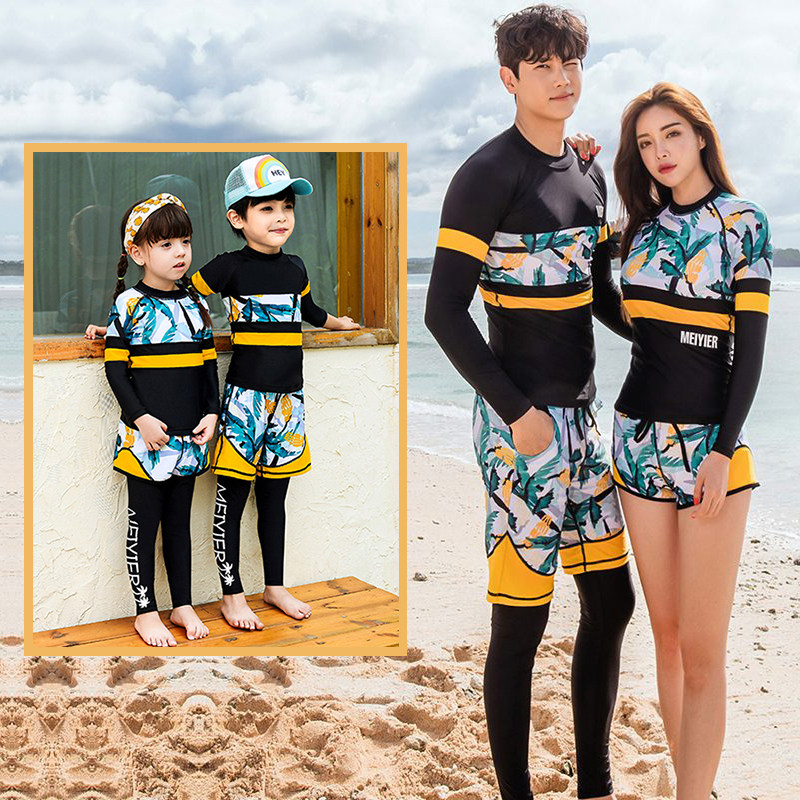 Child swimsuit 2022 boy baby girl long sleeve long pants CUHK child two-piece speed dry sun protection baby diving suit