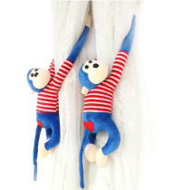 Monkey curtain buckle straps creative and cute Korean Velcro straps a pair of childrens room curtain straps