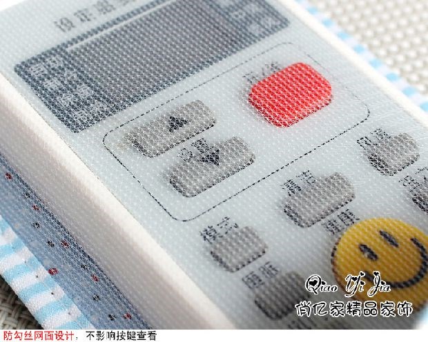 4 bộ vải điều khiển từ xa TV bộ điều hòa từ xa dễ thương trong suốt - Bảo vệ bụi bao trùm máy giặt