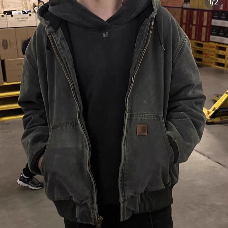 90% off Special Zone | Outlet Special | Brand Clearance | American Style Hooded Jacket with Cotton Padding and Thickened Material