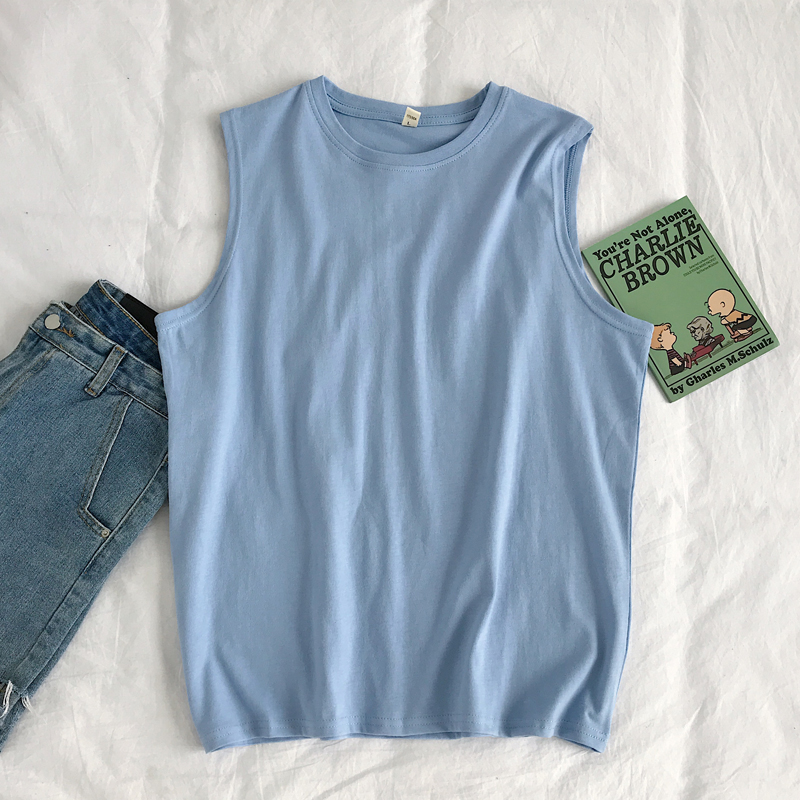 Vest nam giới nhanh khô tay lỏng lẻo t-shirt giản dị quần áo thể thao với vai-to-vai đáy áo sinh viên trẻ trên quần áo