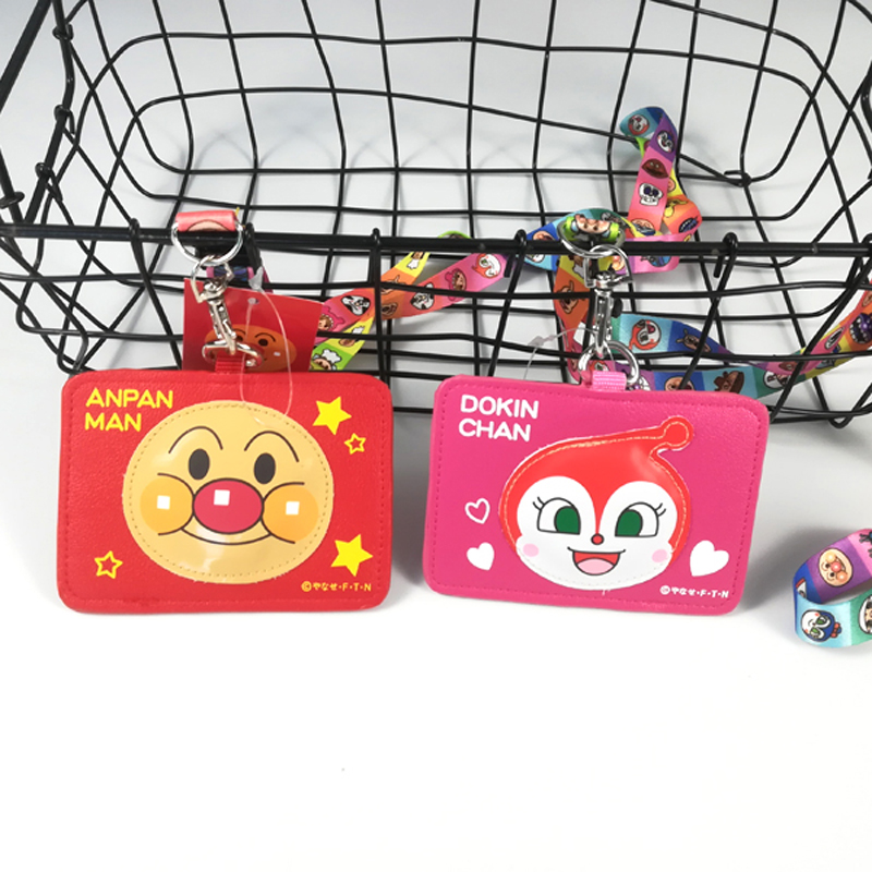 Cute cartoon bread face Superman hung neck card card card set bus card card card card campus card card card card card