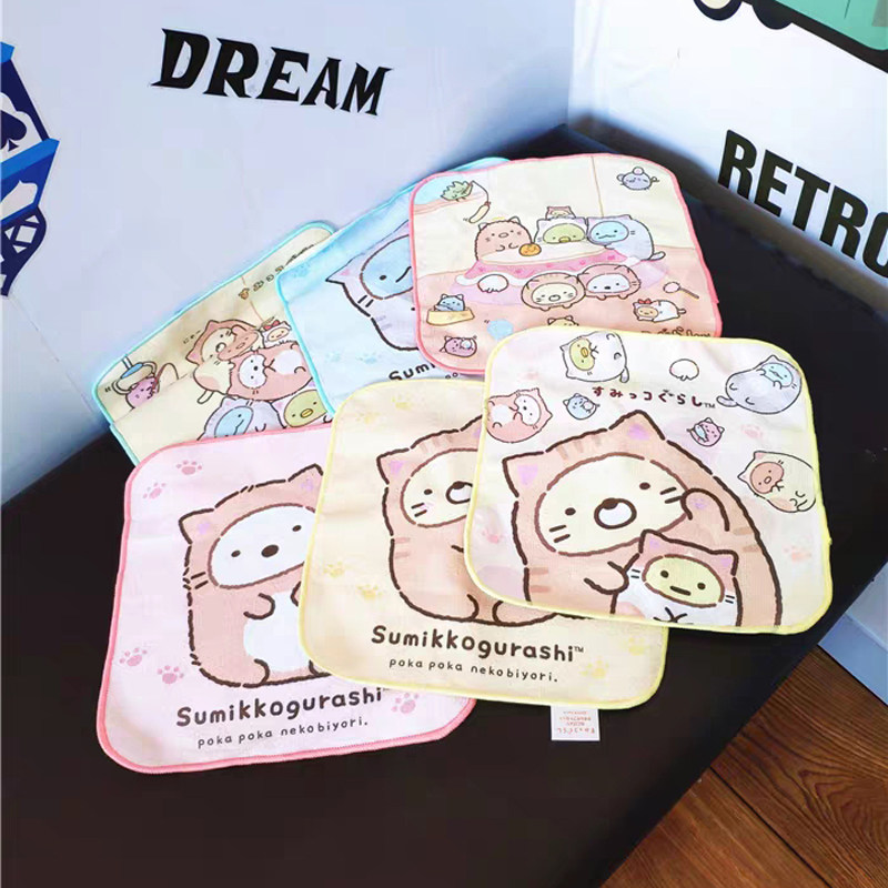 Full 39 ~ Foreign Trade Day Single Corner Bio Towel Cartoon Nano Water Absorbent Square Towel Baby Wipe Hand Towel Face Towel