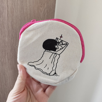 Foreign Trade Original Single Cute Wax Pen Small New Zero Wallet Coin Bag Loose Wallet Containing Small Bag Student Zero Wallet