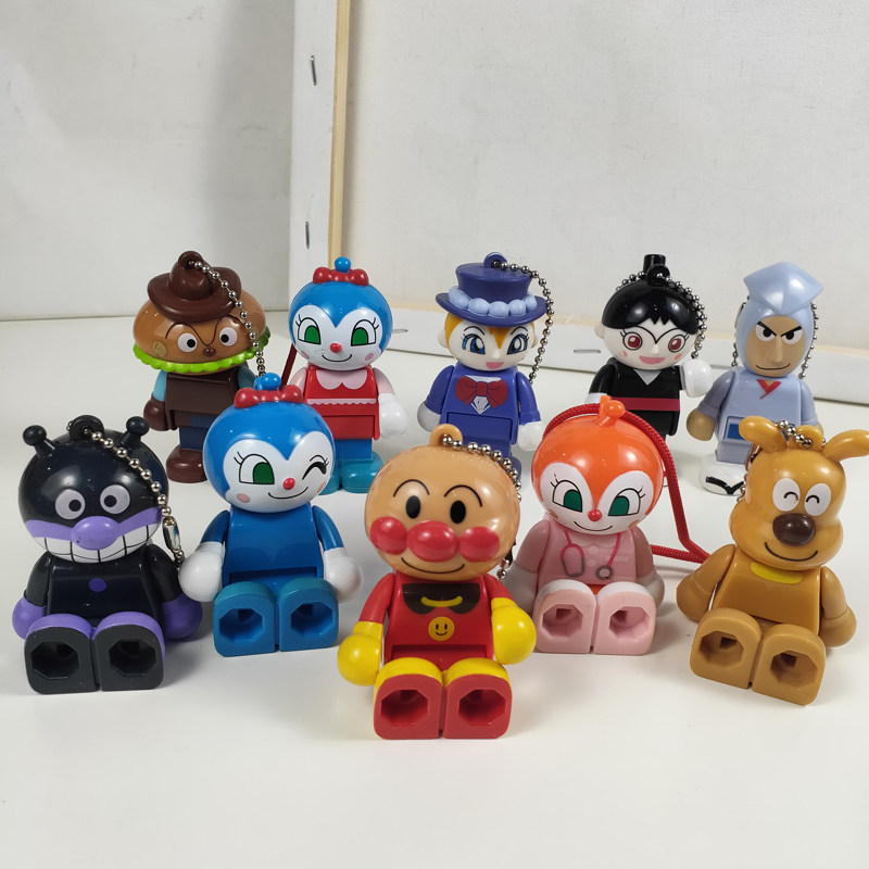 39 ~ original single new bread Superman building toy paparazzi pendulum with key hanging accessories movable